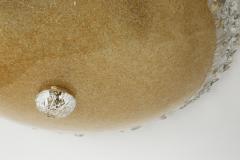 Murano glass flush mount ceiling light Italy circa 1960s - 4801555