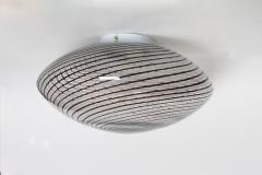 Murano glass flush mount ceiling light filigrana style large - 3011486