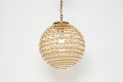 Murano glass globe ceiling pendnat - 1007986