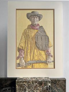 Murray Herbert Tinkelman Portrait of Old Cowboy Holding Rifle Cover for Zane Greys Majestys Rancho - 4564116