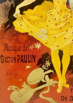 Muse Grevin Pantomimes Lumineuses Original Poster by Jules Cheret - 3307399
