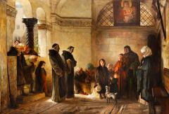 Museum Quality Painting Martin Luther at Magdeburg by Wilhelm Lindenschmit - 4804640