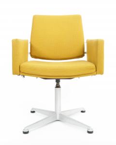 Mustard Yellow Swivel Chair United States c 1950 - 4103678