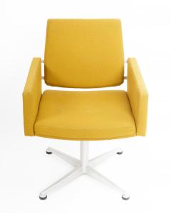 Mustard Yellow Swivel Chair United States c 1950 - 4103681