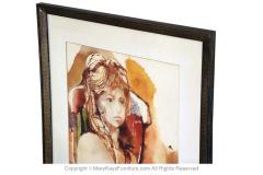 Myra Sides Copus Myra Sides Copus Original Watercolor Painting Portrait of a Girl - 2987007