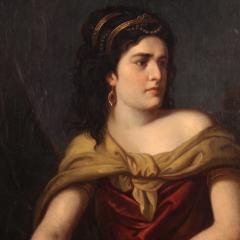 Mythological painting signed J Hickel and dated 1770 Medea - 4320998