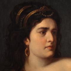 Mythological painting signed J Hickel and dated 1770 Medea - 4321005