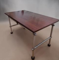 NAMCO namco NAMCO Australia Mahogany Top Aluminum Table Warren McArthur License Era c 1955 - 4570833