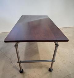 NAMCO namco NAMCO Australia Mahogany Top Aluminum Table Warren McArthur License Era c 1955 - 4570834