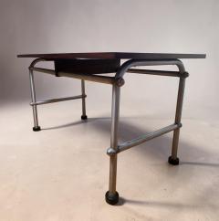 NAMCO namco NAMCO Australia Mahogany Top Aluminum Table Warren McArthur License Era c 1955 - 4570835