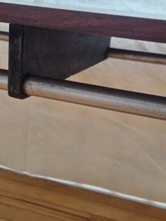 NAMCO namco NAMCO Australia Mahogany Top Aluminum Table Warren McArthur License Era c 1955 - 4570836