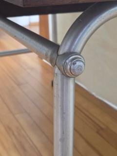 NAMCO namco NAMCO Australia Mahogany Top Aluminum Table Warren McArthur License Era c 1955 - 4570837