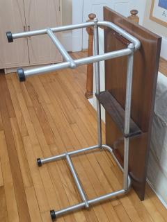 NAMCO namco NAMCO Australia Mahogany Top Aluminum Table Warren McArthur License Era c 1955 - 4570840