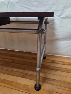 NAMCO namco NAMCO Australia Mahogany Top Aluminum Table Warren McArthur License Era c 1955 - 4570842