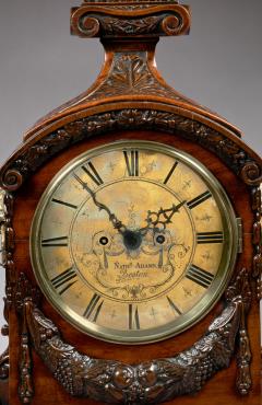 NATHAN ADAMS SHERATON SHELF CLOCK WITH WORKS BY NATHAN ADAMS - 3013834