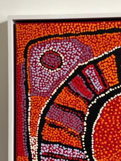Naata Nungurrayi Framed Contemporary Australian Aboriginal Painting by Naata Nungurrayi - 2683727