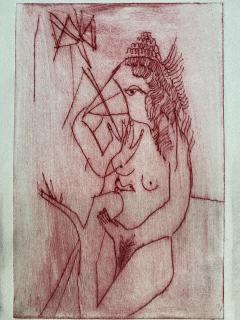 Nahum Tschacbasov Mermaid with Bird  - 2377046