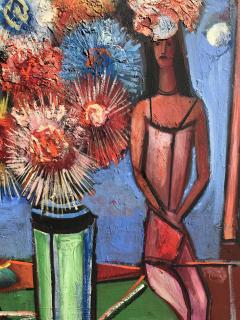 Nahum Tschacbasov Woman with Asters  - 517297