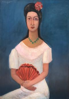 Nahum Tschacbasov Woman with Fan  - 341184