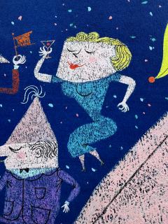 Naiad and Walter Einsel 1950s Martini Cocktail Party Art Kitschy Music Drinking Dancing - 4442173