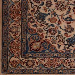 Nain wool rug with floral design - 3392448