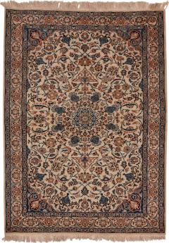 Nain wool rug with floral design - 3393795