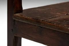 Naive Folk Art Bench France 19th Century - 3427315