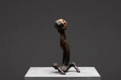 Naive Folk Art Sculpture France 1950s - 3662194