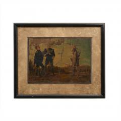 Naive Oil Painting of Don Quixote - 1449294
