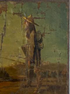 Naive Oil Painting of Don Quixote - 1449296