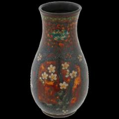 Namikawa Yasuyuki Antique Early Meiji Japanese Cloisonne Vase Attr to Namikawa - 3903453