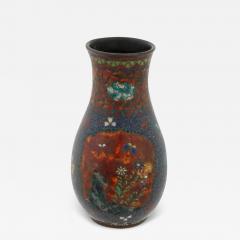 Namikawa Yasuyuki Antique Early Meiji Japanese Cloisonne Vase Attr to Namikawa - 3931347