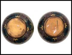 Namikawa Yasuyuki Attr To Namikawa Rare Pair Japanese Cloisonne Enamel Butterfly Vases - 3903724