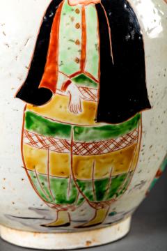 Nanban Tokkuri Ceramic Saki Bottle - 3812631