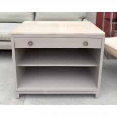 Nancy Corzine 1 of 2 Nancy Corzine Lacquered Marble Top Nightstand - 4795169