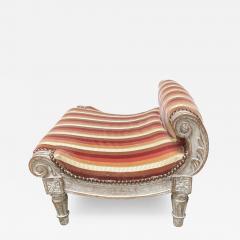 Nancy Corzine Antique Louis XVI Style Petite Footstool Ottoman W Nancy Corzine Silk - 4160558
