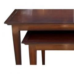 Nancy Corzine Art Deco Style Nancy Corzine Mahogany Nesting Tables - 3992210