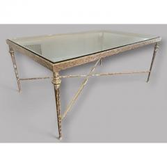 Nancy Corzine Nancy Corzine Art Deco Style Gilt Metal Cocktail Table - 4215889