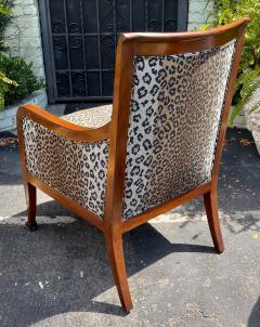Nancy Corzine Nancy Corzine Designer Club Chair W Cheetah Fabric - 2048862