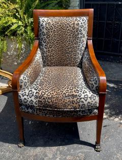 Nancy Corzine Nancy Corzine Designer Club Chair W Cheetah Fabric - 2048864
