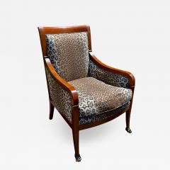Nancy Corzine Nancy Corzine Designer Club Chair W Cheetah Fabric - 2050684