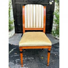 Nancy Corzine Nancy Corzine Empire Style Chair W Scalamandre Silk Stripe Mohair Seat - 2947374
