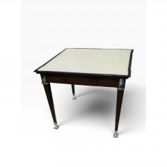 Nancy Corzine Nancy Corzine Marchand French Mahogany Leather Game Table - 4815454