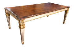 Nancy Corzine Nancy Corzine Neoclassical Designer Giltwood Dining Table - 1622082