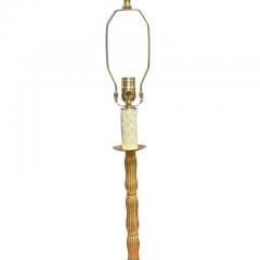 Nancy Corzine Regency Style Tall Giltwood Candlestick Lamp - 4175450
