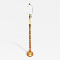 Nancy Corzine Regency Style Tall Giltwood Candlestick Lamp - 4177066