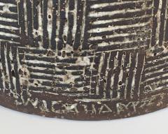 Nancy Mrs W A Boyd Jr Wickham Nancy Wickham Textured Ceramic Pottery Table Lamp - 1096688