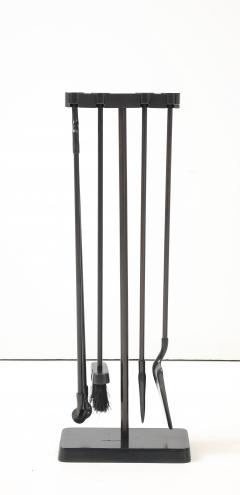 Nancy Ruben Modernist Bronze Fire Tools Nancy Ruben - 4418436