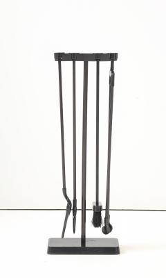 Nancy Ruben Modernist Bronze Fire Tools Nancy Ruben - 4418441