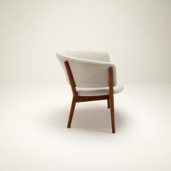 Nanna Ditzel ND83 Chair by Nanna Ditzel in Solid Teak and Wool Denmark 1950s - 2201033